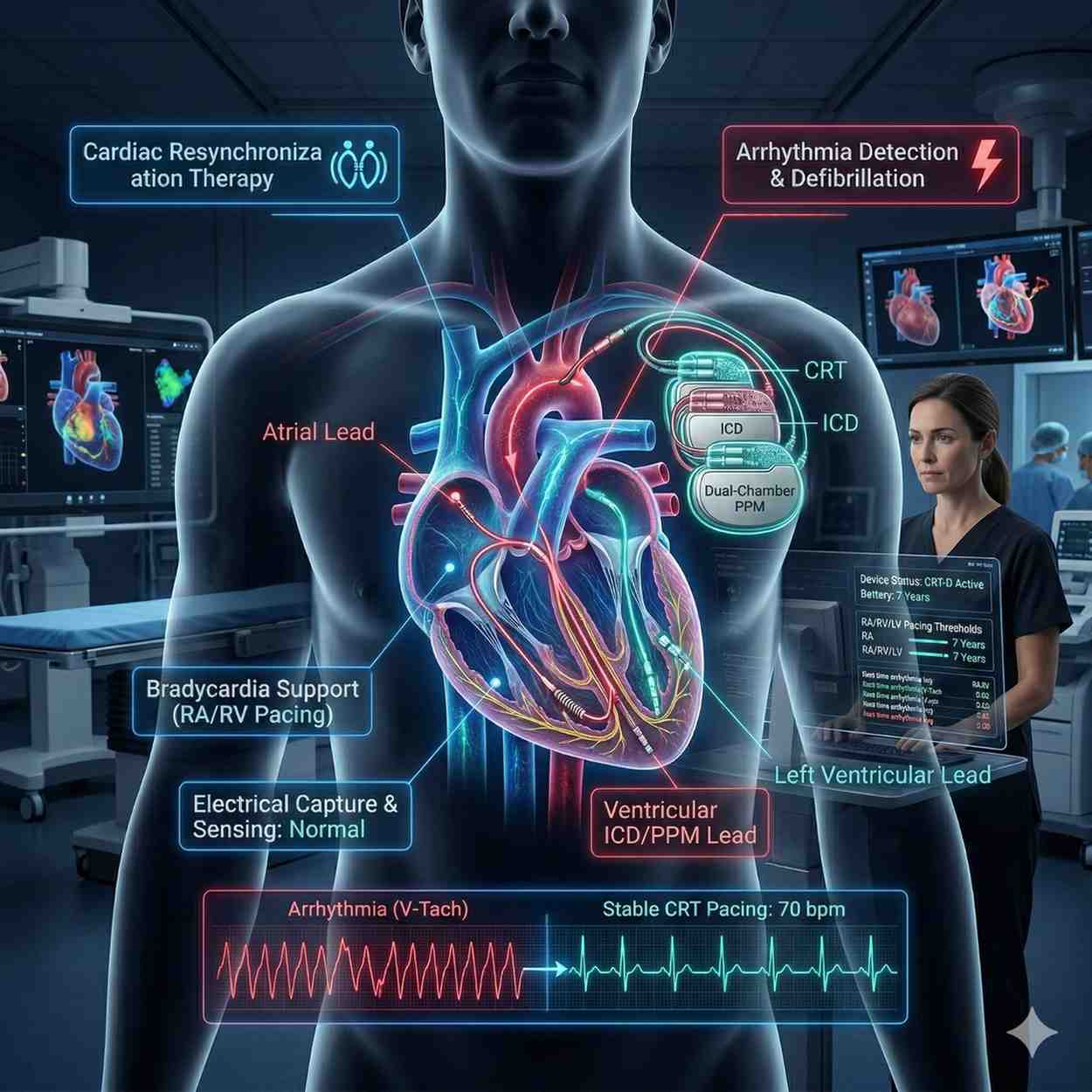Cardiac Electrical Assistive Devices