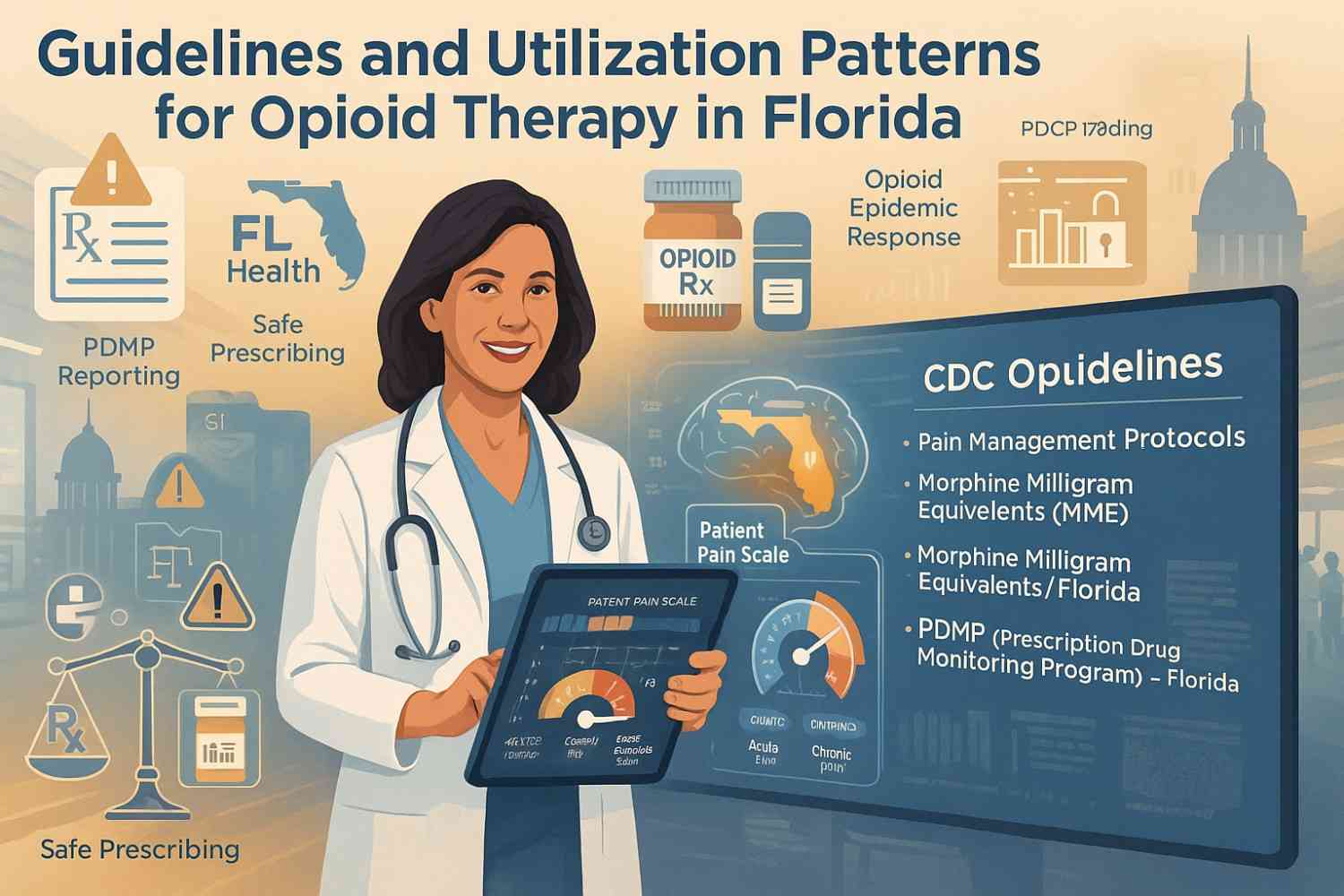 Guidelines and Utilization Patterns for Opioid Therapy in Florida