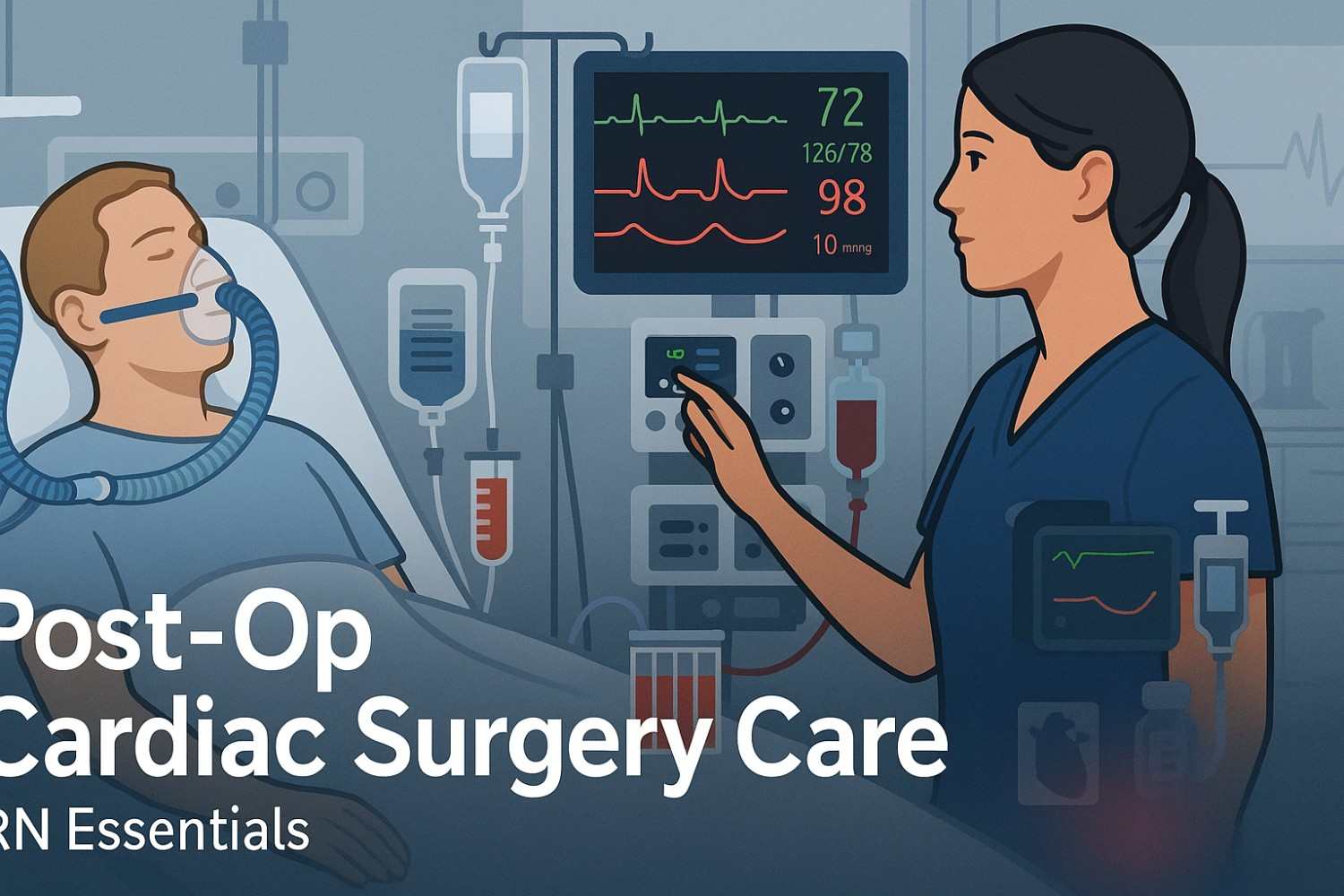 Immediate post - op care in Cardiac surgery (RN)