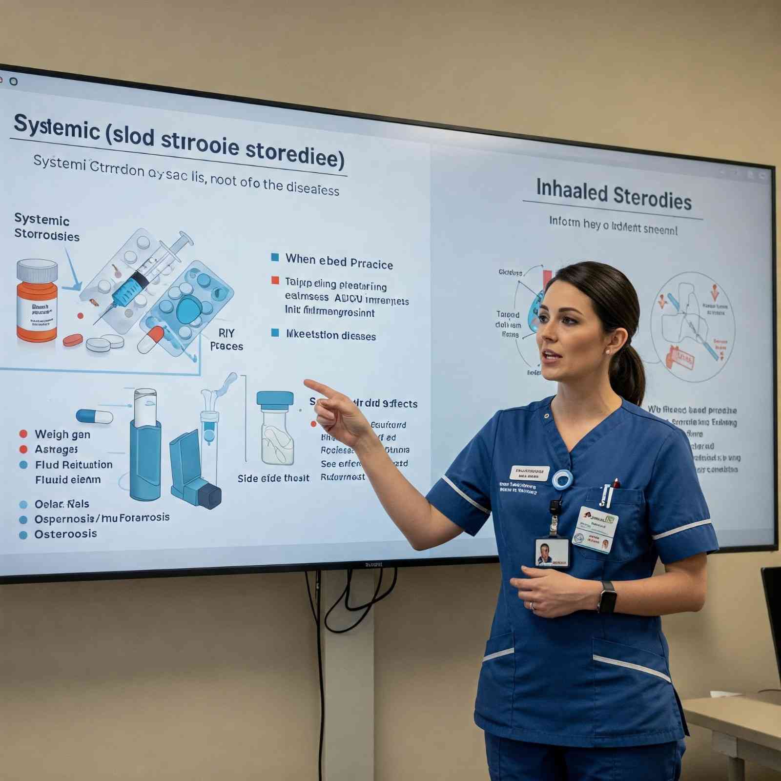 Systemic vs. Inhaled Steroids - Efficacy and Side Effect Profile