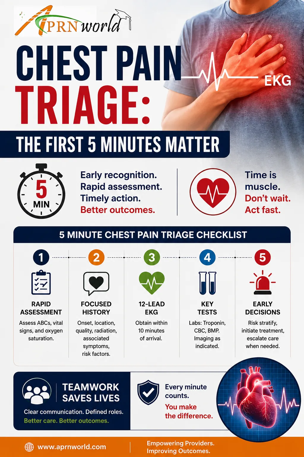 Chest Pain Triage: The First 5 Minutes Every ER Nurse Must Master