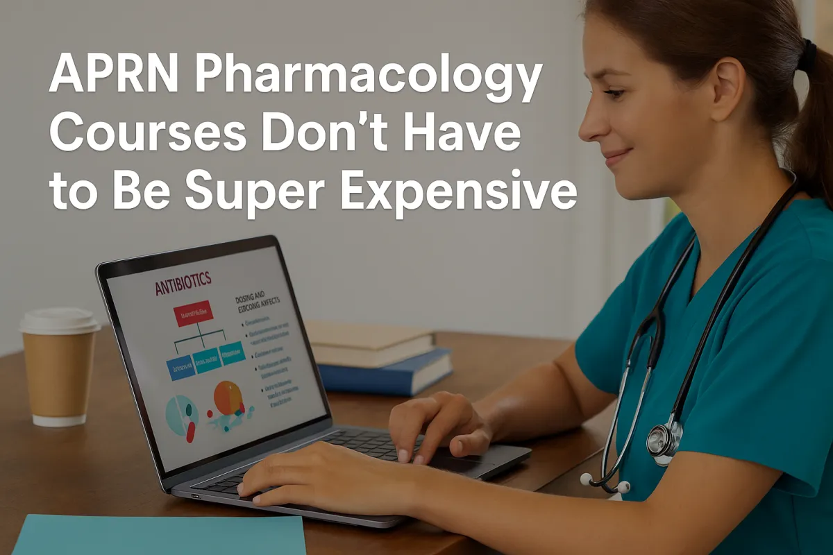 Affordable Pharmacology CEUs for APRNs — High Quality, Low Cost