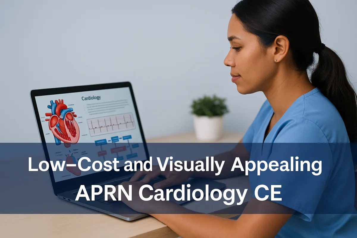 Affordable and Attractive Cardiology CE Courses for Advanced Practice Nurses